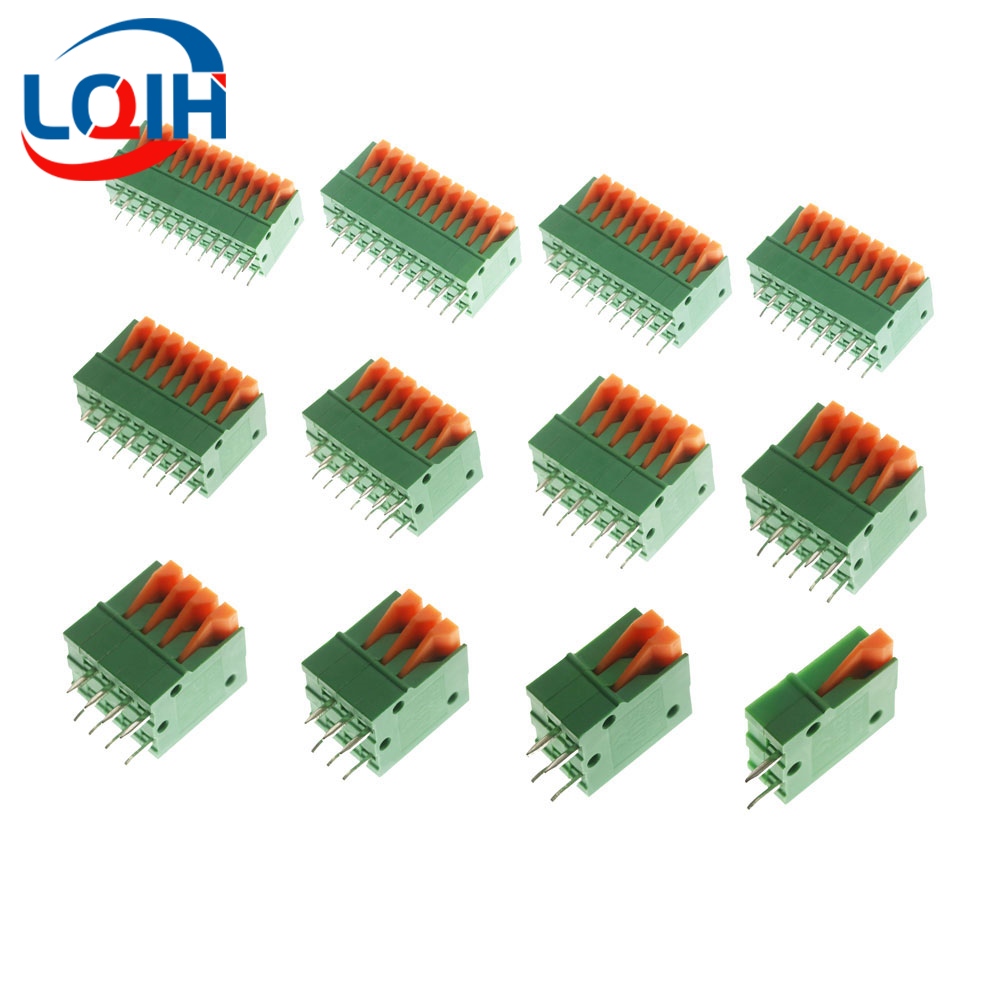 Push Fit Connector - 10Pcs Skok 2.54mm KF141V Push-in Spring