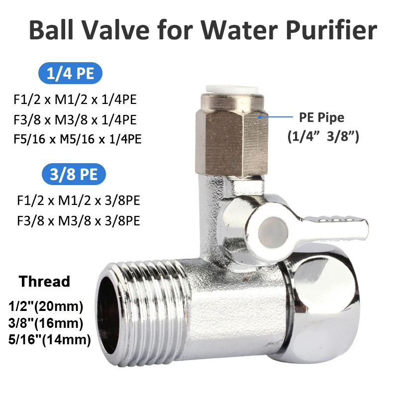 Float Ball Valve - Zawór kulowy do oczyszczacza wody 3/8