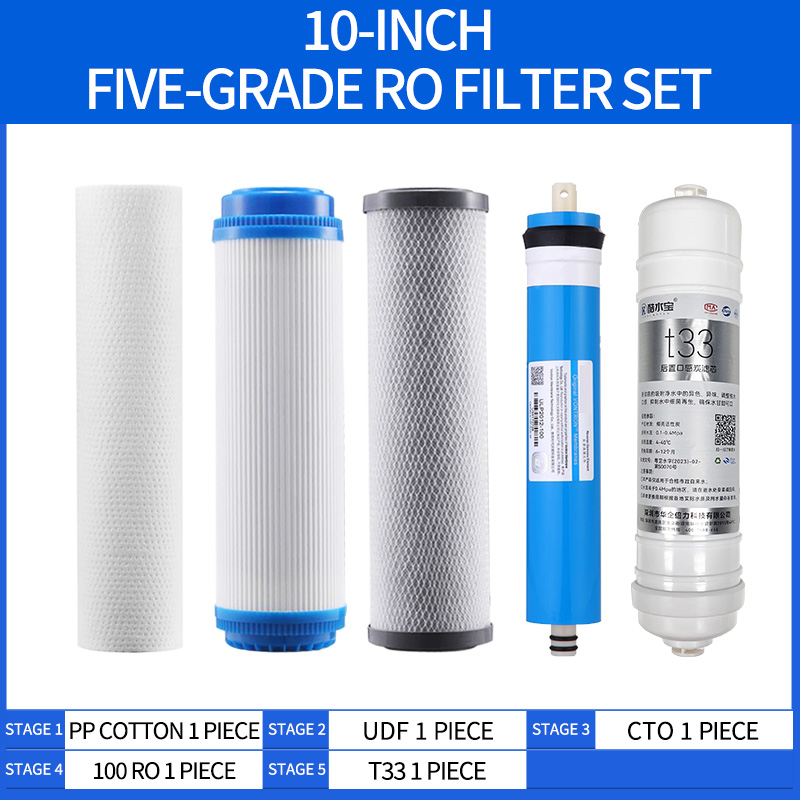 Basin Mixer Cartridge - ZILISI 5-stopniowy wkład filtra RO, 10-calowy