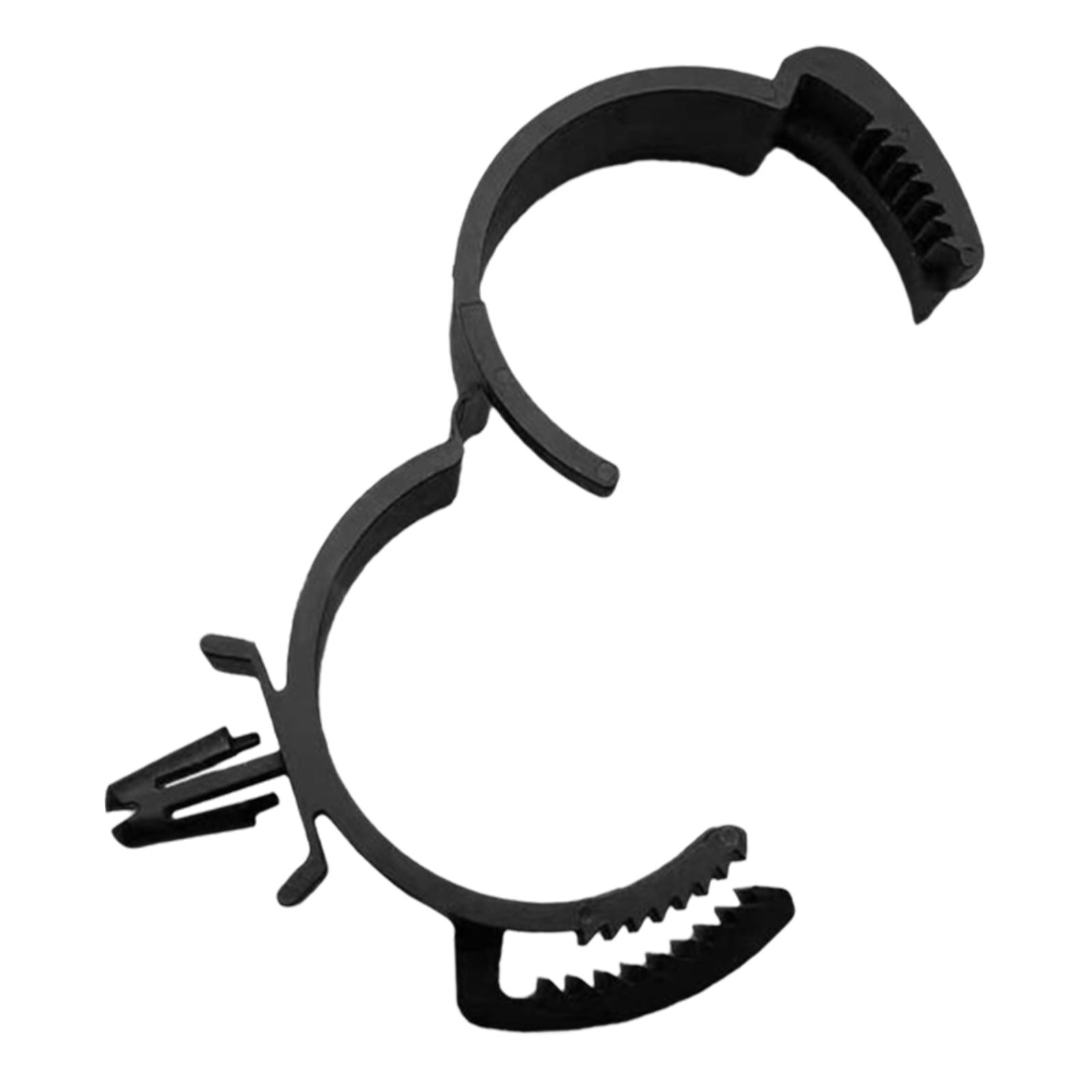 Plastic Pipe Clip - Klips mocujący wąż wodny samochodowy, czarny