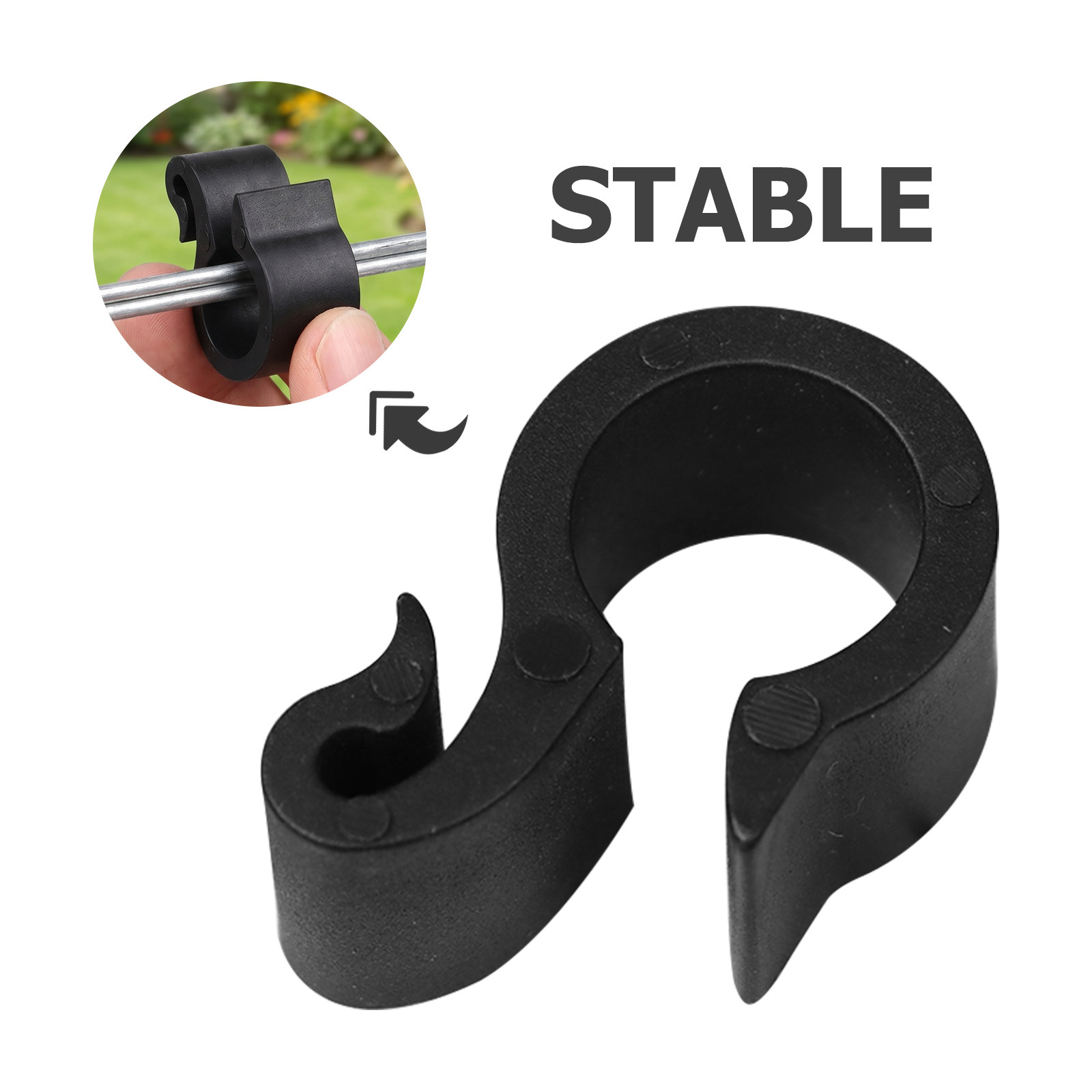 80 szt. Plastikowe klipsy mocu – Plastic Pipe Clip recenzja i cena