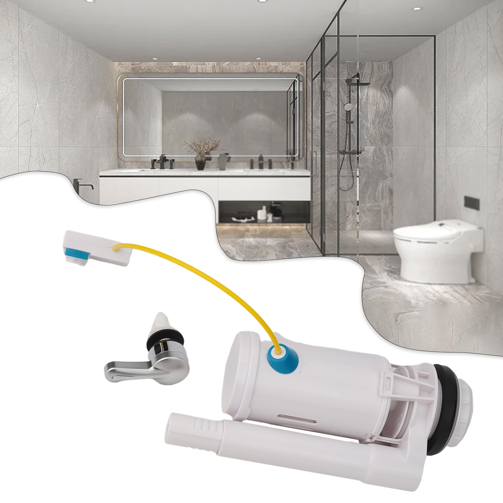 Zawór dwufunkcyjny do spłukiwa – Toilet Fill Valve recenzja i cena