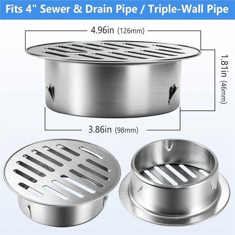 RMWIN - Okrągła 4-calowa pokry – Drain Pipe Clip recenzja i cena